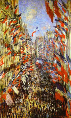 Claude Monet, Rue Montorgueil, 1878, Musée d